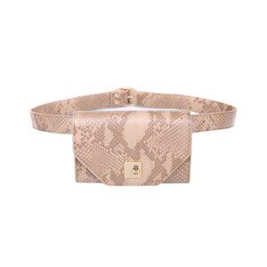 NEW w/ tags  Moda Luxe Natural Snake print Vera Belt / Crossbody Bag